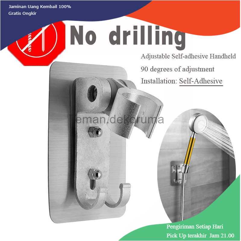 TD-AI01 BShower Penyangga Kepala Shower Holder Drill Free 1/2 Inch - BR-201