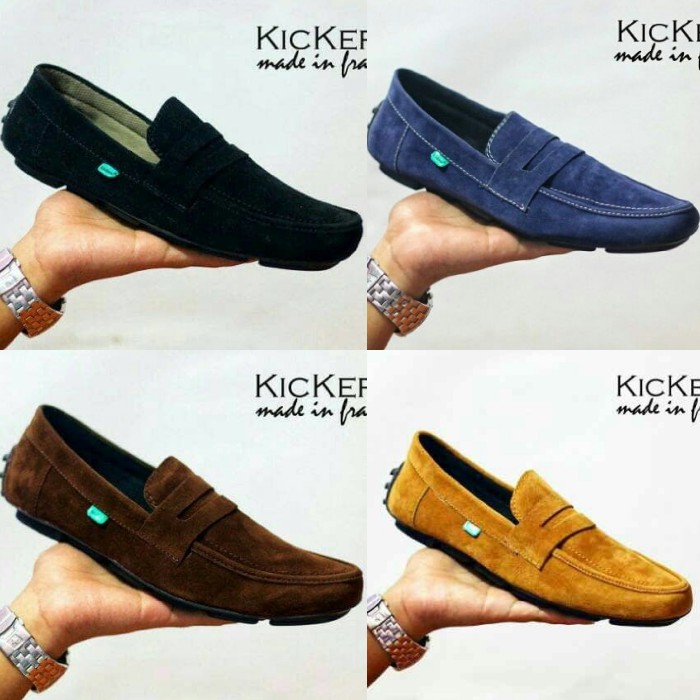 BAYAR DI RUMAH[COD] Sepatu Slop Pria Kickers Knop PAPARA Sepatu Kasual Slip On Pria Santai Murah