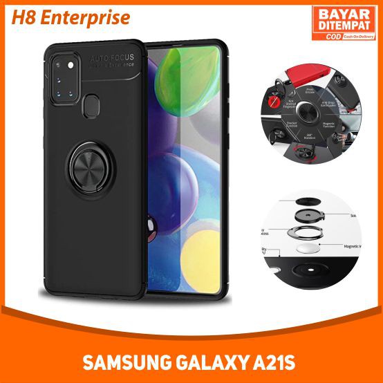 H8 Case Autofocus Magnetic Ring Invisible Autofocus Iring For Samsung Galaxy A21S