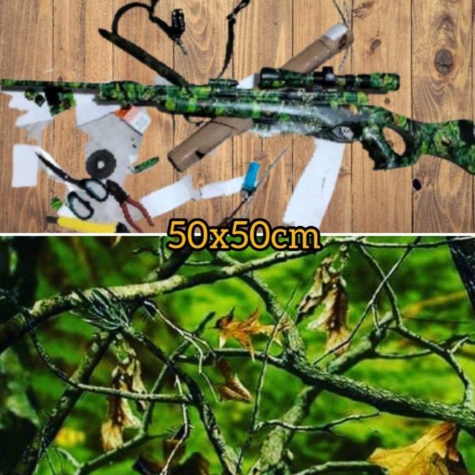 

(BISA COD) STIKER CAMO REALTRE GREEN AP 50x50cm MURAH Kode 642