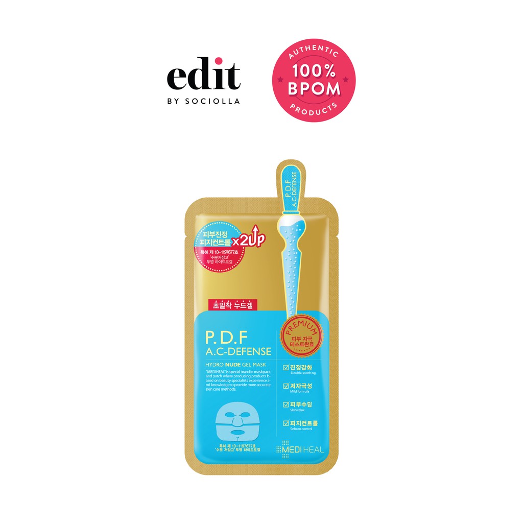 

Mediheal P.D.F A.C-Defense Nude Gel Mask - size: 30 gr - Edit by Sociolla