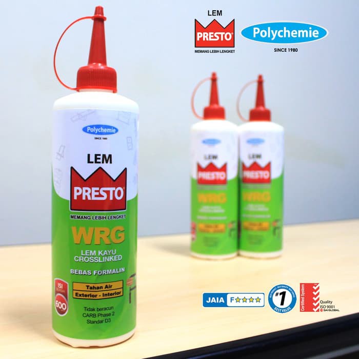 Lem Kayu Presto WRG botol 600 gram