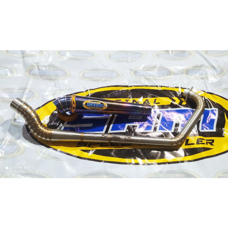 Knalpot vixion kobra pustep standar