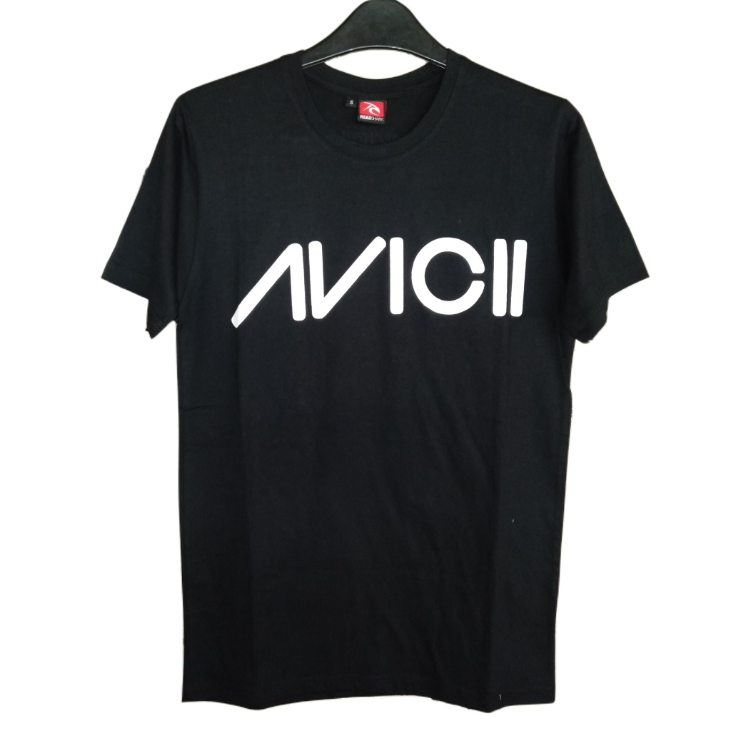 Baju Kaos Dewasa DJ AVICII - Baju Pria Wanita Premium REEDSHARK - Kaos Distro Hobi Music DJ Keren