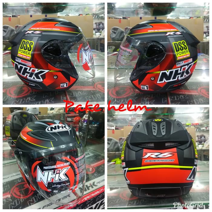 HELM NHK R6 RALLY #2 BLACK RED DOFF