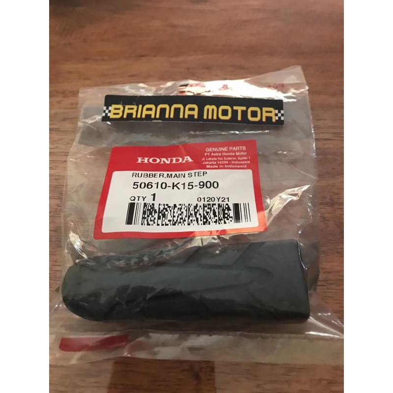 KARET FOOT STEP DEPAN CB150 OLD - CB 150R LED ORI HONDA 50610 K15 900
