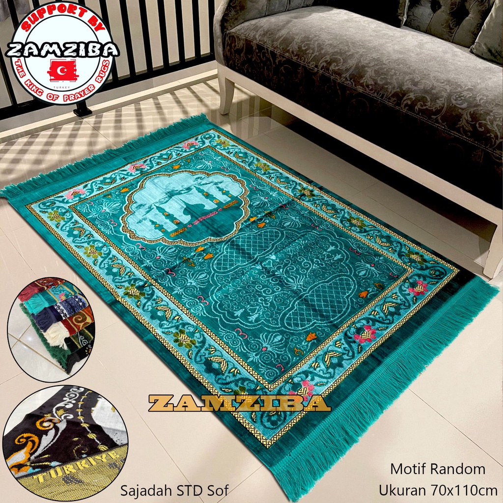 Sajadah Murah Sajadah Tebal Original Turky Perlengkapan Sholat Uk 70x110 COD