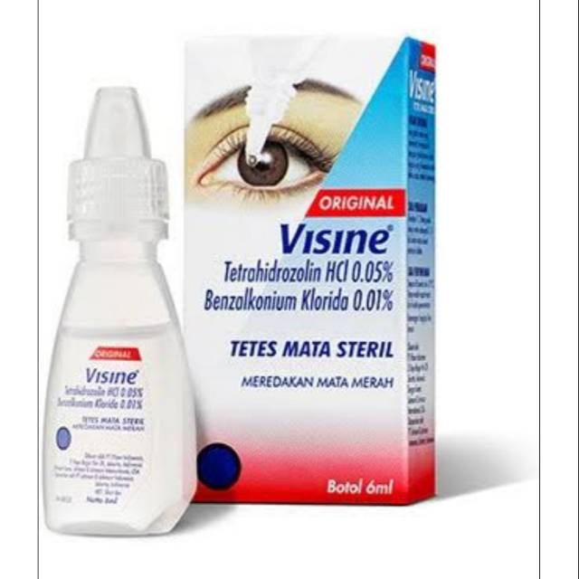 TETES MATA STERIL VISINE ORIGINAL(MEREDAKAN MATA MERAH