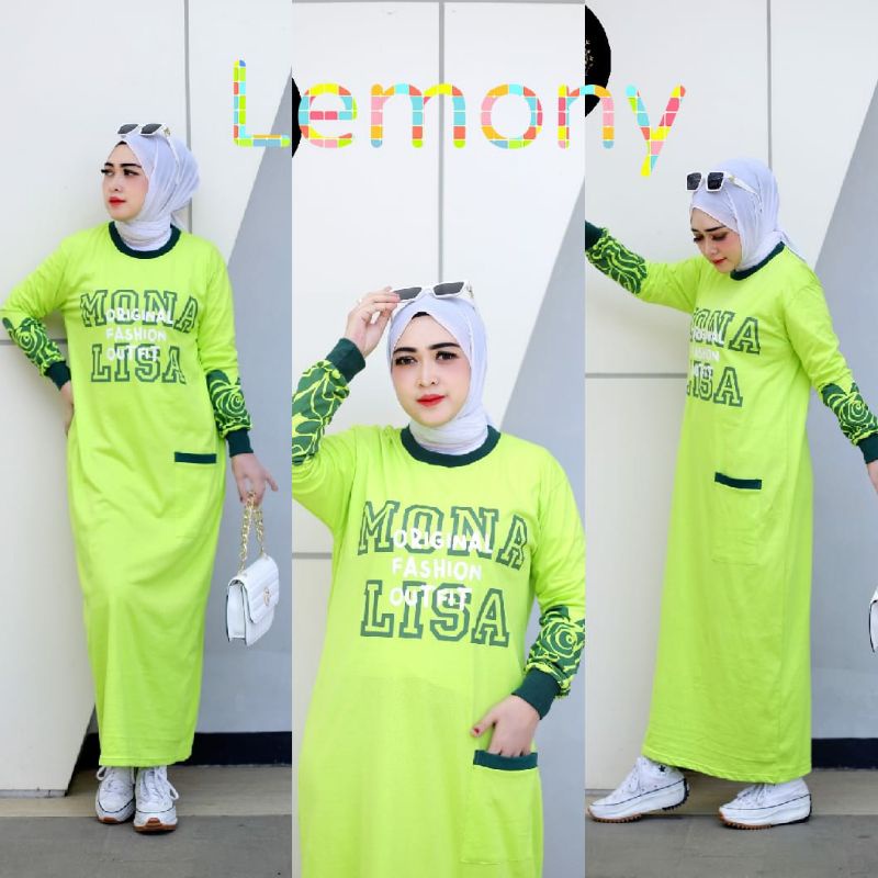DRESS LEMONY BY MONALISA FASHION OUTFIT ORIGINAL
