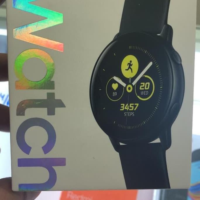 LANGSUNG KIRIM JAM PRIA DIGITAL~ SAMSUNG GALAXY WATCH ACTIVE BLACK (SM-R500NZ) - HITAM DISKON