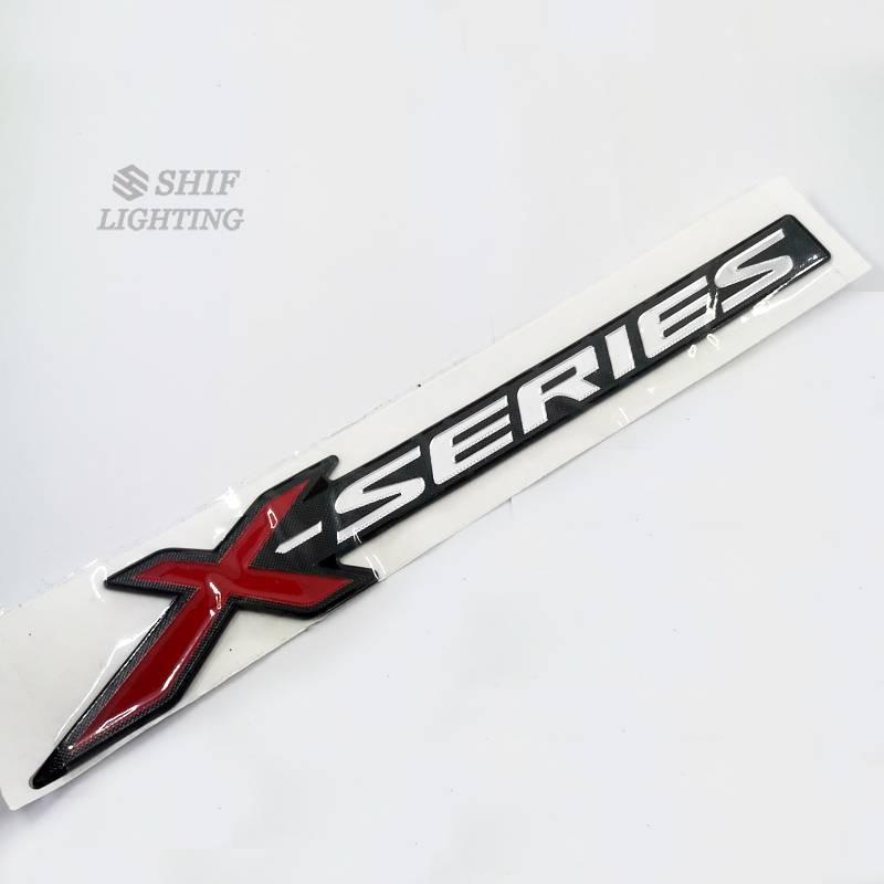 1 X ABS X-SERIES Letter Car Auto Emblem Badge Sticker Decal for ISUZU DMAX X-SERIES