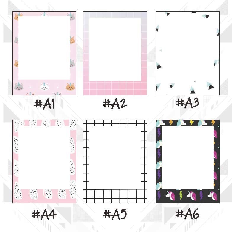 CETAK FOTO ALA POLAROID 2R MURAH CUSTOM BACKGROUND