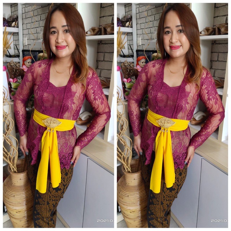 Set kebaya jadi semi italy cantik