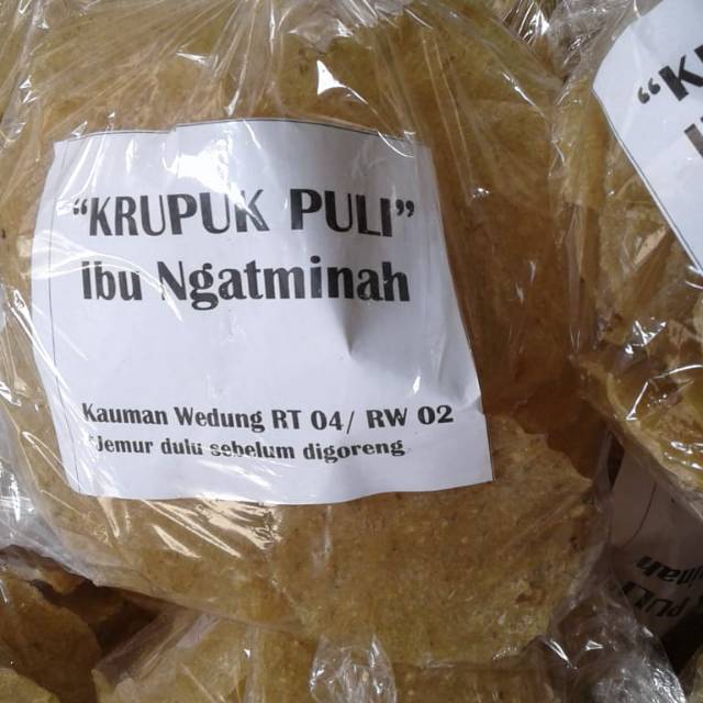 

KRUPUK PULI / KRUPUK BERAS