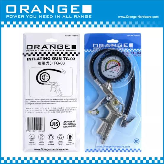 INFLATING GUN TG03 ISIAN ANGIN 3 FUNGSI MODEL ITALIA MERK ORANGE