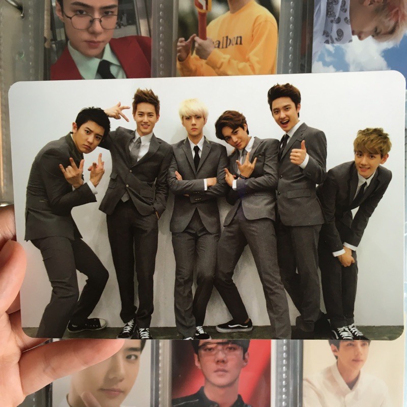 photocard pc exo ot12 growl