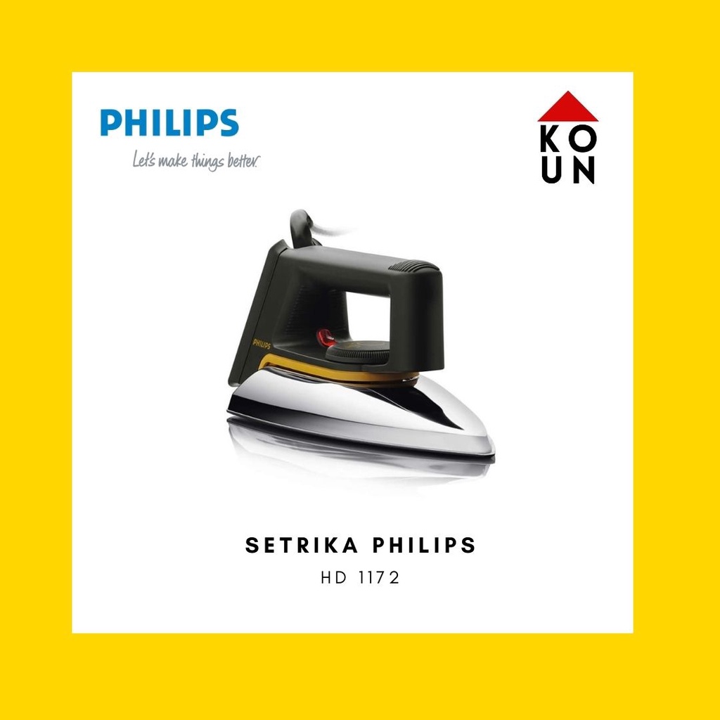 (COD READY) SETRIKA BAJU PHILIPS / DRY IRON HD1172 / HD-1172 / HD 1172 / DST0510 / DST-0510 / DST 05