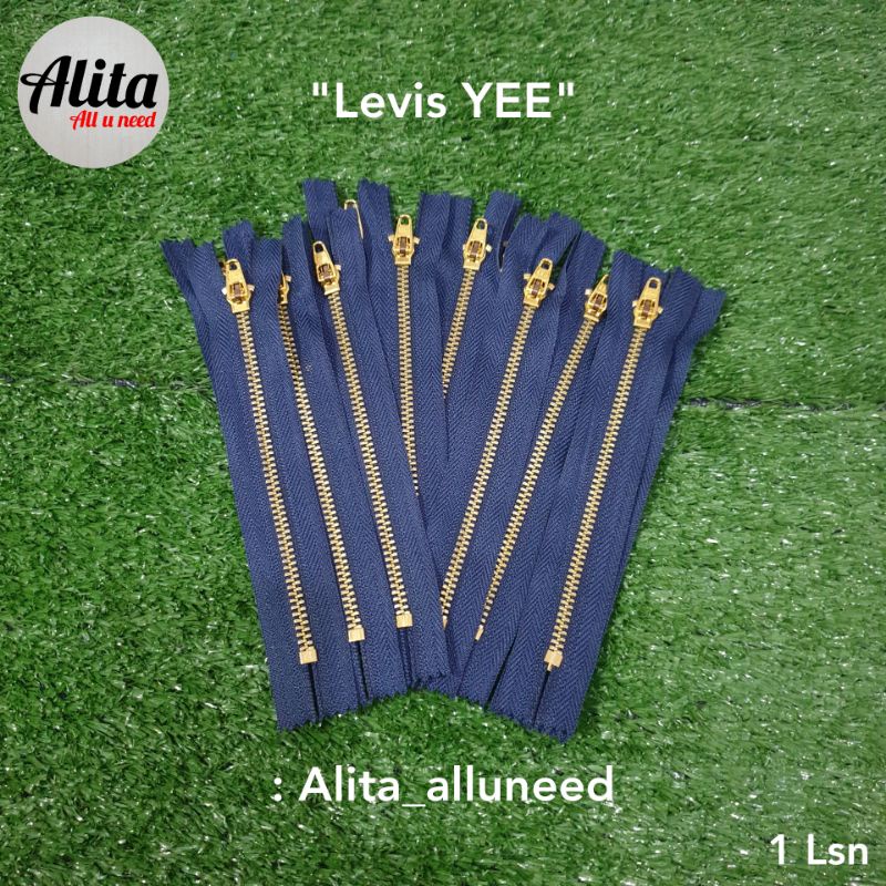 Resleting jeans 6" merek YEE ( 1 Lusin)