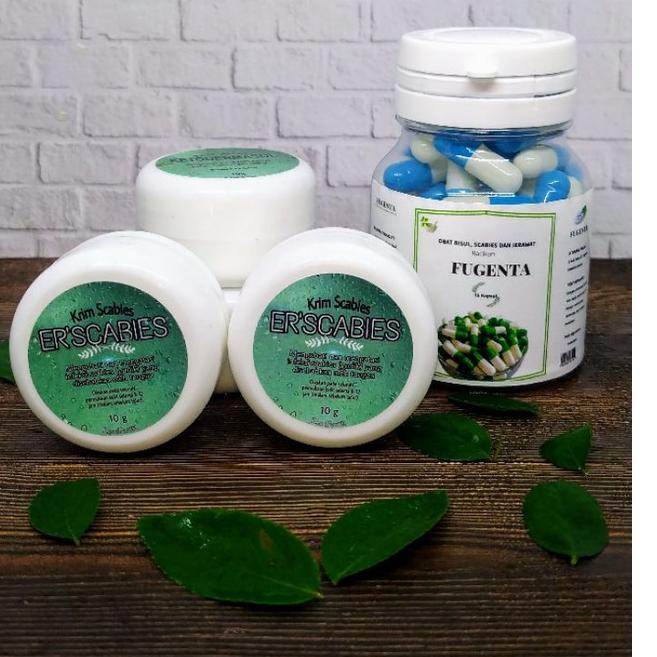 Modern.. BARU Salep Obat Gatal Kudis Scabies ampuh ER'SCABIES (Kudis anak pondok)