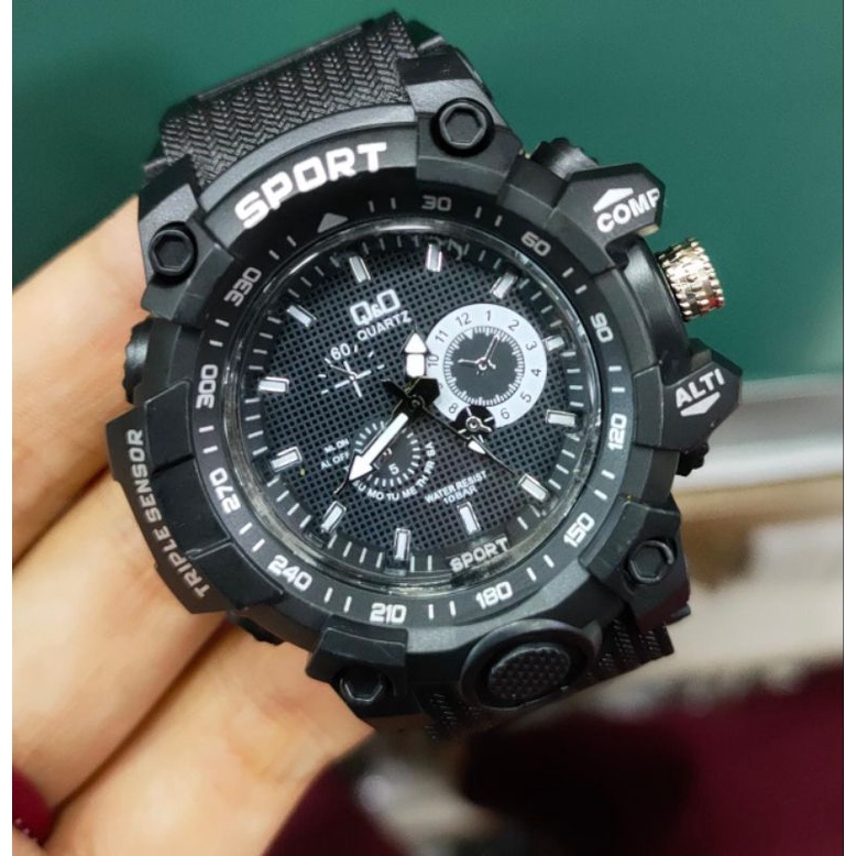 jam tangan pria tali rubber