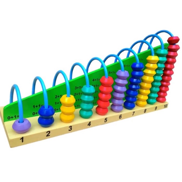 Mainan Edukasi Anak Kayu | Abacus Matematika