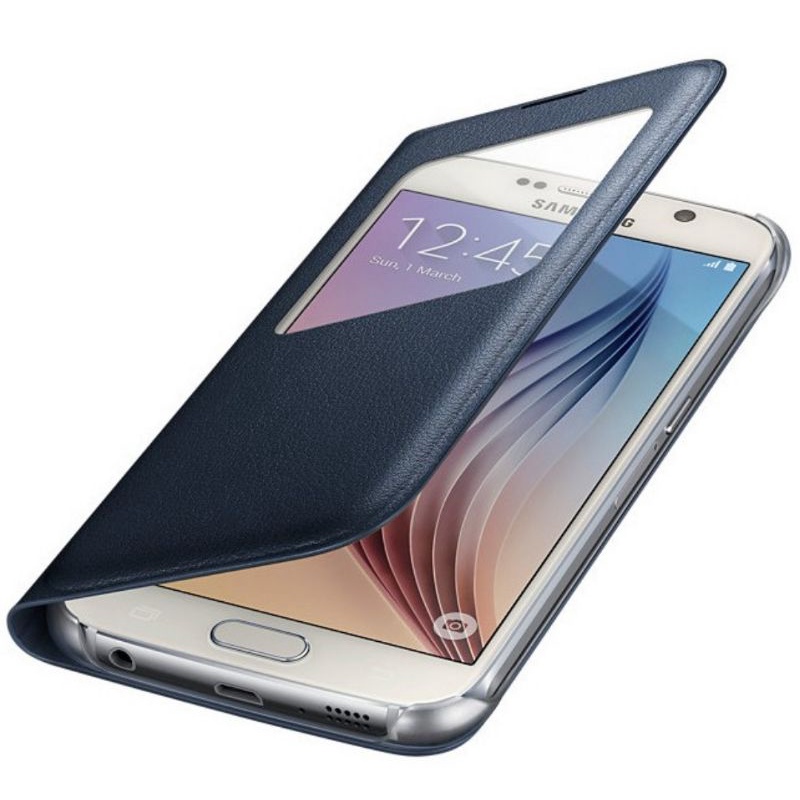 SAMSUNG S VIEW COVER GALAXY S6 FLAT | FLIP COVER ORIGINAL RESMI HARGA PROMO!!!