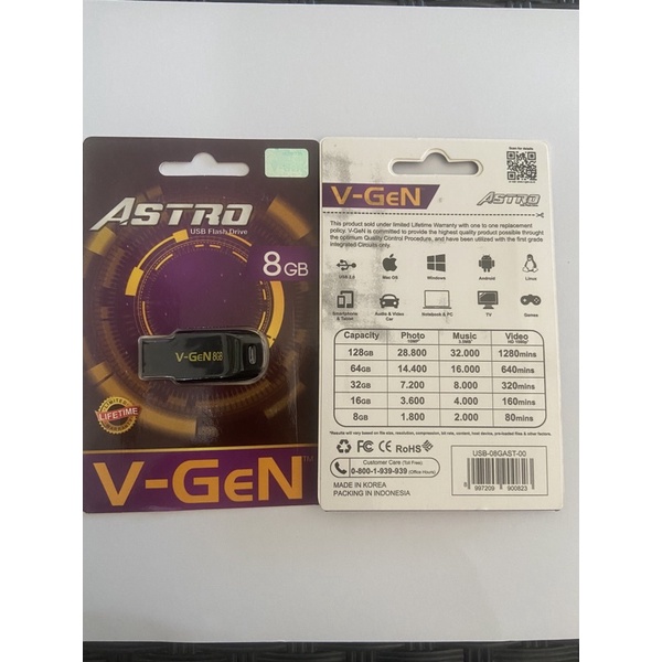 flasdisk vgen 8gb astro