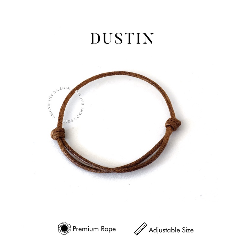 BELI 2 GRATIS 1 Emrys DUSTIN BROWN Simple Bracelet Gelang Couple pria wanita termurah [CO 1K]
