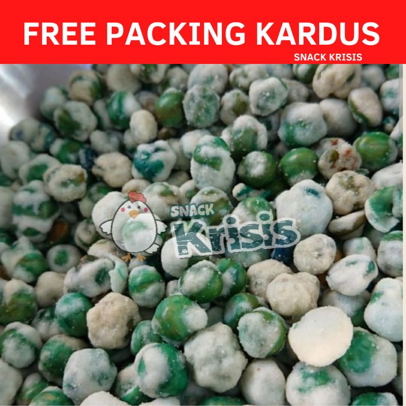 

Kacang polong hijau tepung 250gram kacang polong gurih dengan tepung /tanpa tepung untuk diet