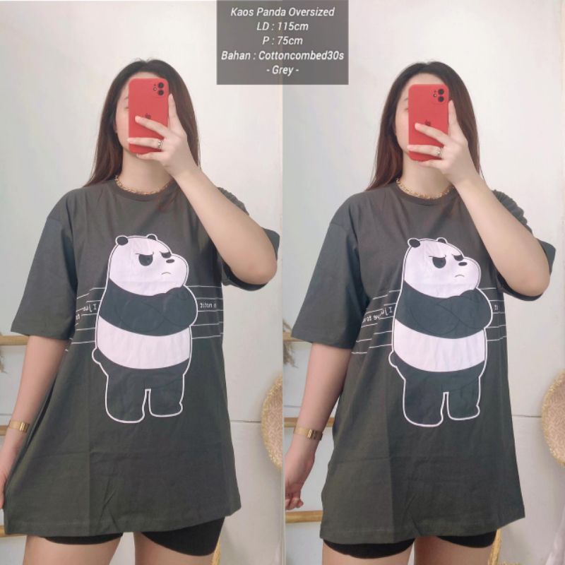 Kaos Panda Oversized