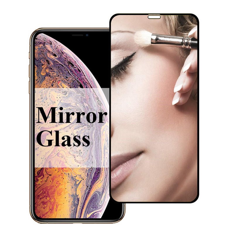 The original touch screen feel is suitable for iphone 11 Pro max 6 7 plus tempered glass mirror film