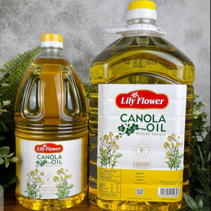 

Lily Flower Canola Oil 5 liter/ minyak canola/ canola oil