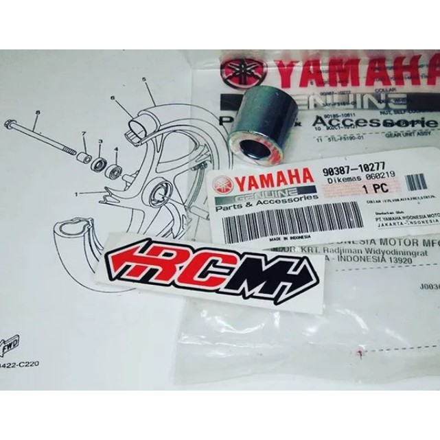BOS BOSH COLLAR RODA DEPAN MIO SOUL KARBU LAMA OLD FIZR F1ZR PALING KANAN ORI YAMAHA 90387-10277