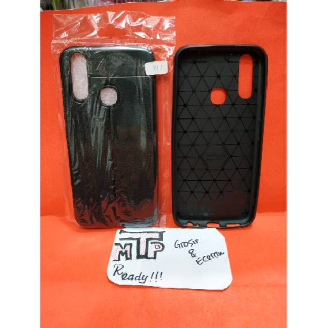 Autofocus Vivo Y12 /Y15/Y17/Y11 Leather Case Vivo Y12 / casing Vivo Y12