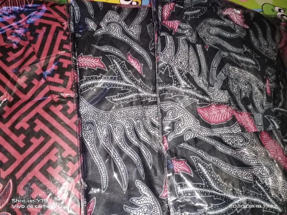 Atasan Batik Tunik Zipper~resleting Depan