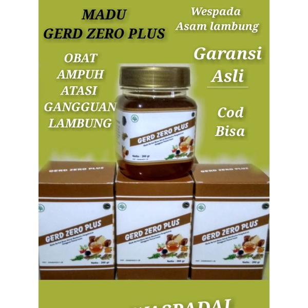 (GERD ZERO PLUS)ASLI MADU HERBAL / OBAT MAAG/ASAM LAMBUNG KRONIS-3