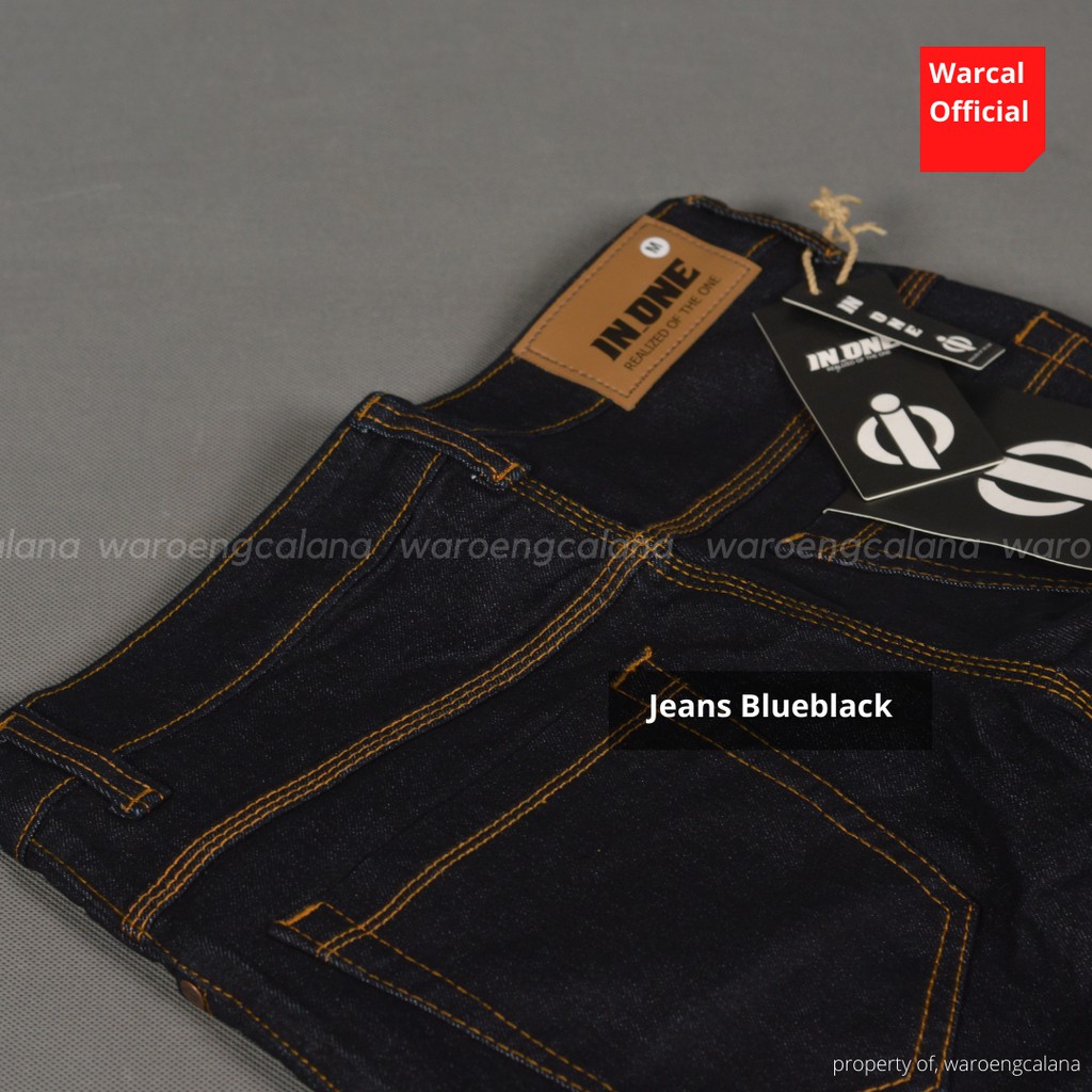 In One Celana Jeans Panjang Blueblack