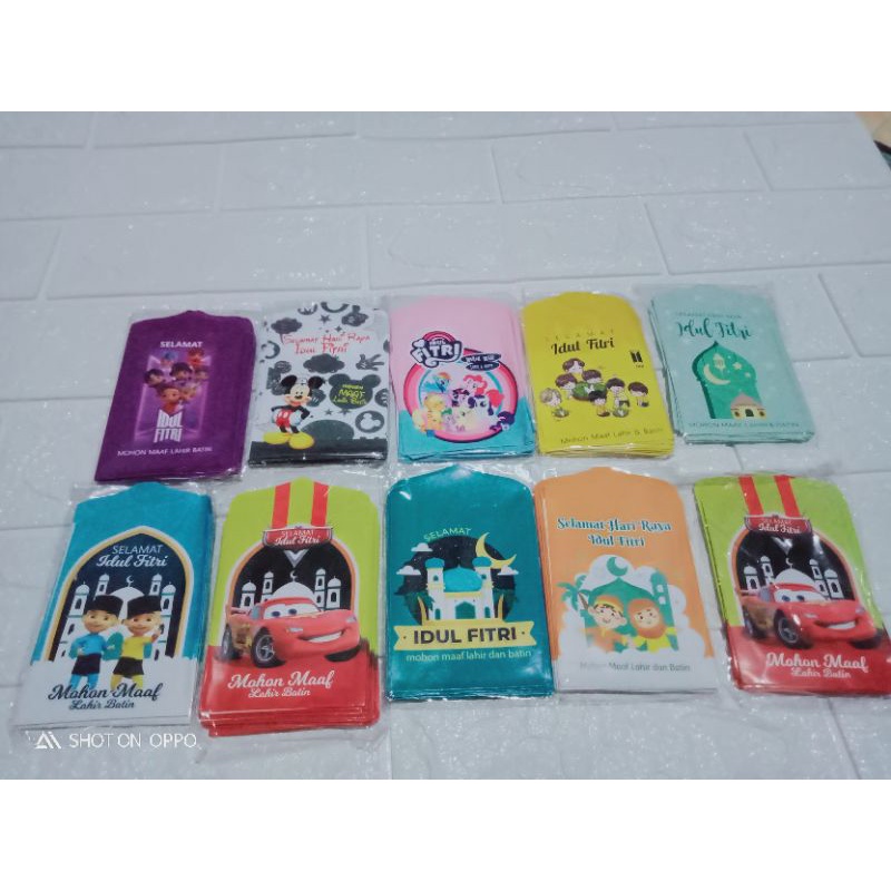 AMPLOP LEBARAN UNIK MOTIF KARTUN KEREN DAN LUCU