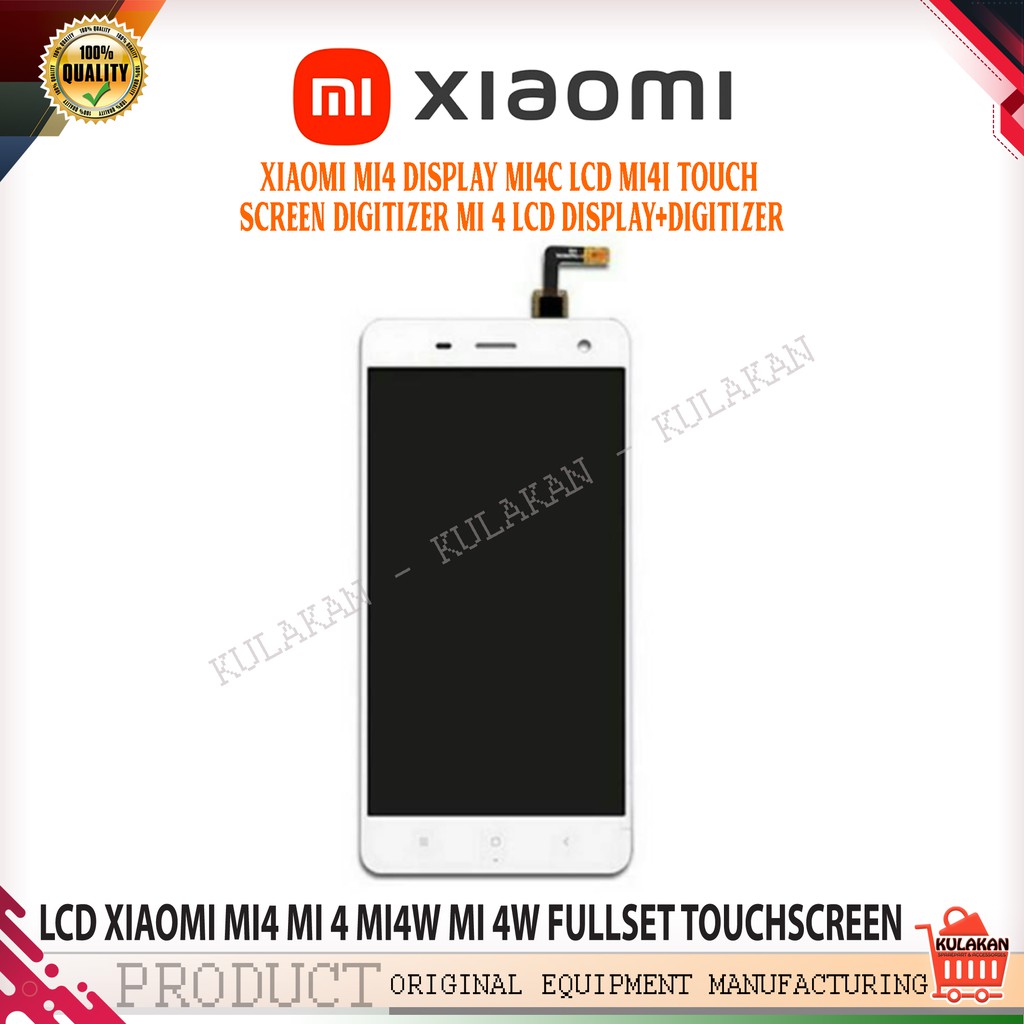 LCD XIAOMI MI4 MI 4 MI4W MI 4W FULLSET TOUCHSCREEN