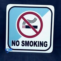 

Acrylik Plat No Smoking 20 x 20 sign label