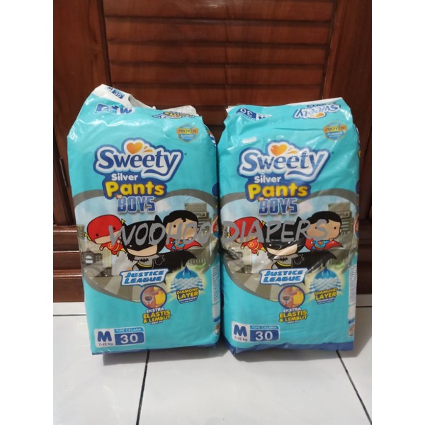 sweety silver boy M 30 / popok sweety silver boy M 30