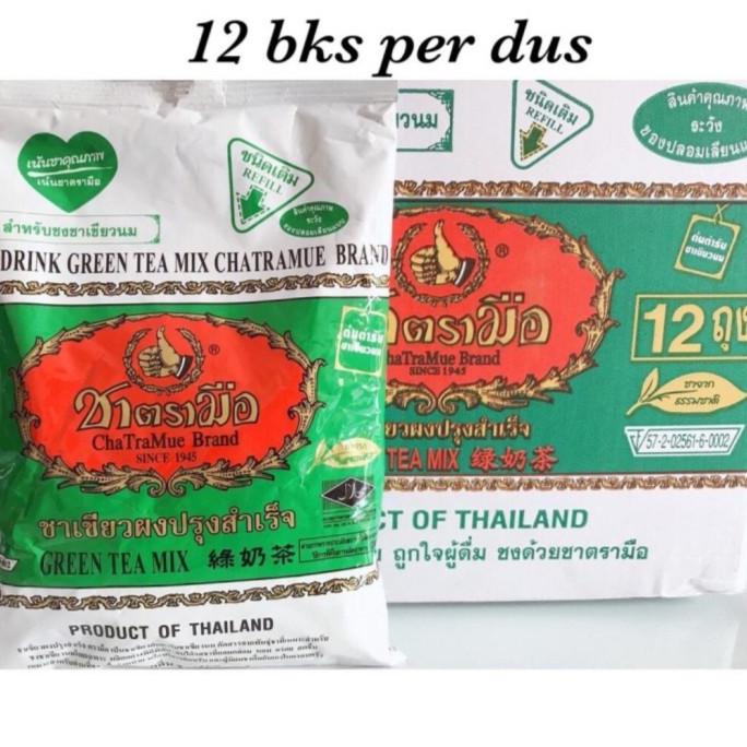 

[COD] 12 bks Thai Green Tea Chatramue 200gr [COD]