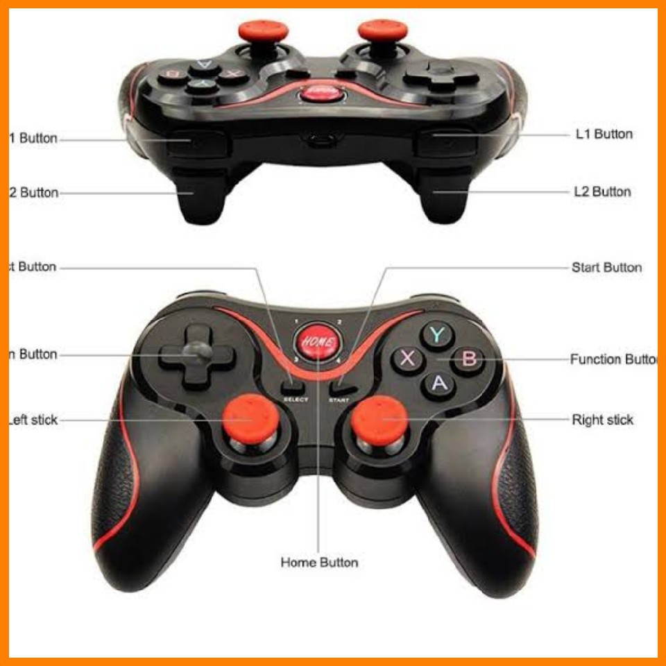 GAMPAD GAMING WIRELESS SERIK PS WIRELES BLUETOOTH X3 Gamepad Bluetooth Smartphone Holder Wireless