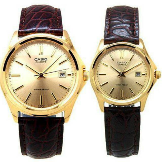 Jam Tangan Casio Original Couple Pria&amp;Wanita MTP&amp;LTP-1183Q-9A (Harga Sepasang)