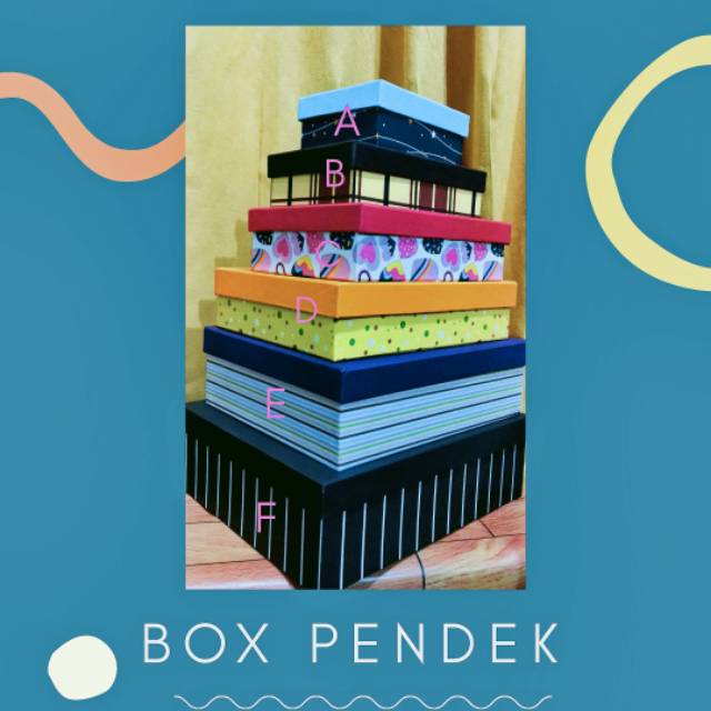 

Variasi B Box Pendek/Kotak Kado/Surprise ukuran di slide 2