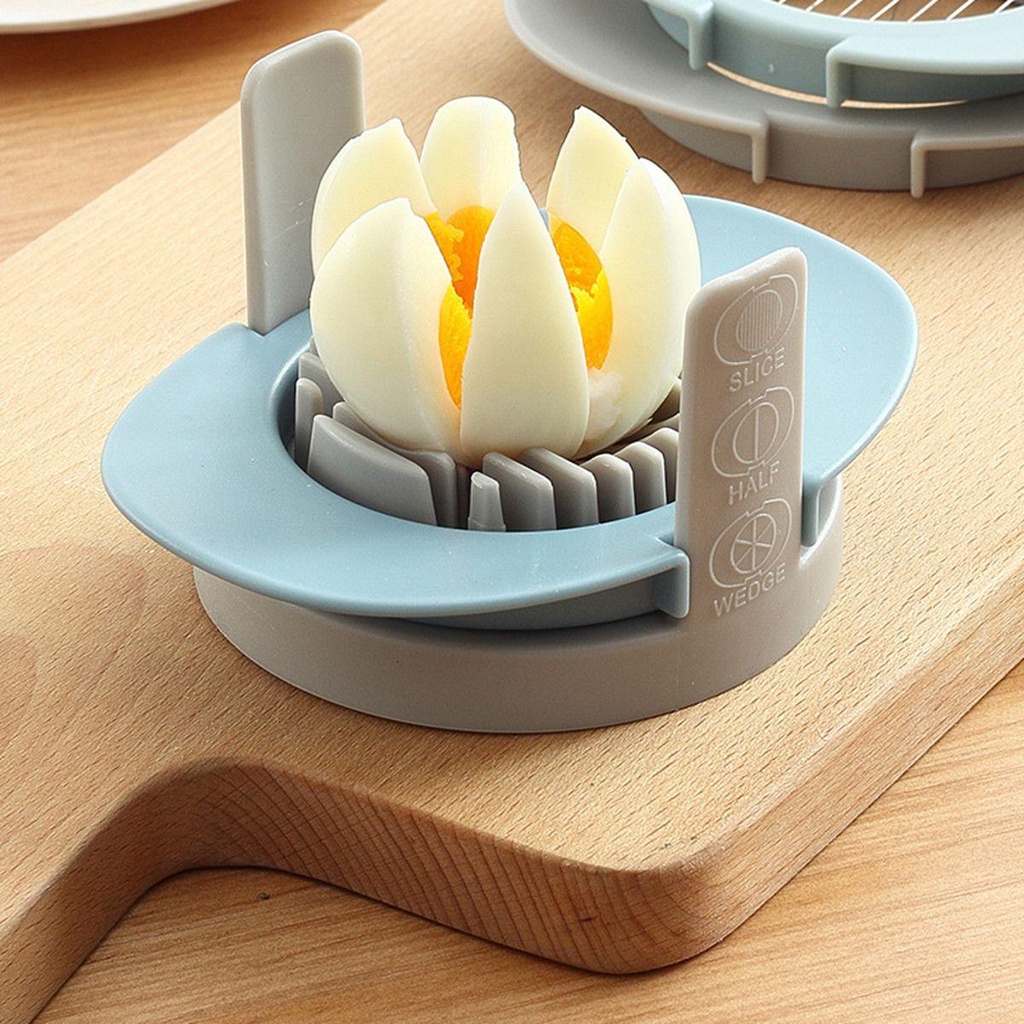 [Elegan] Egg Slicer Masak Plastik Telur Rebus Keras Baking Pemisah Kuning