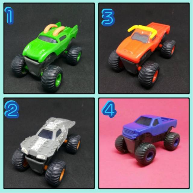 RENDITOYS Mainan mobil happy meal mcd monster jam shopkins cutie cars mc donald truck