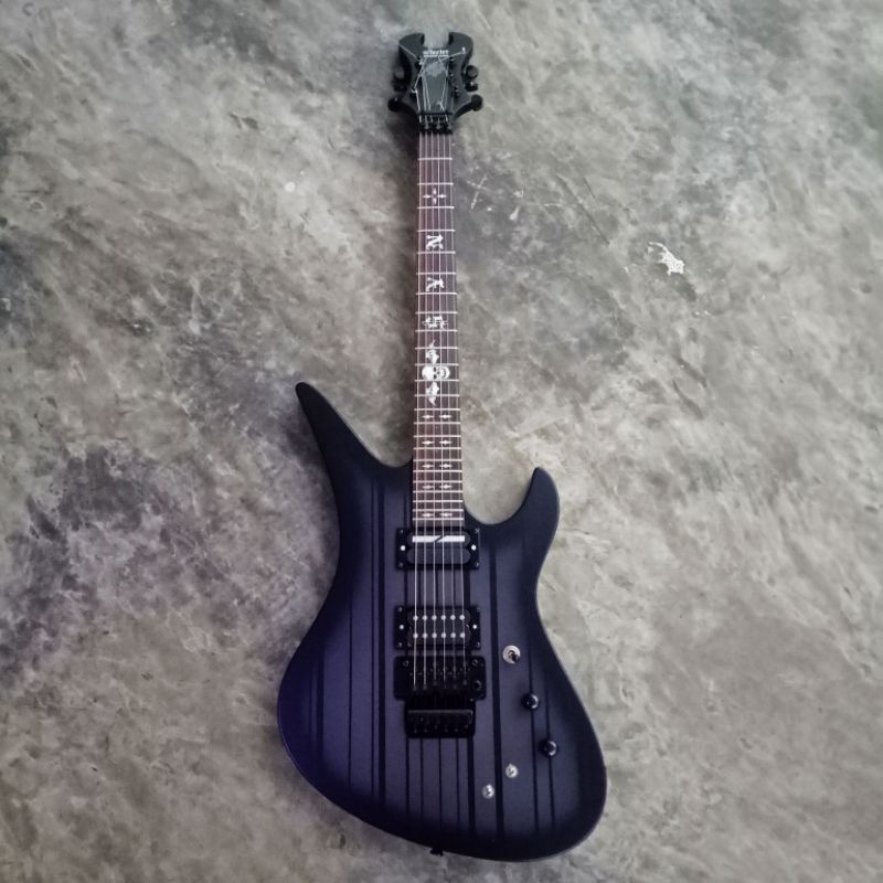 Schecter Synyster Gates Purple Sattin Custom with Sustainiac Pickup