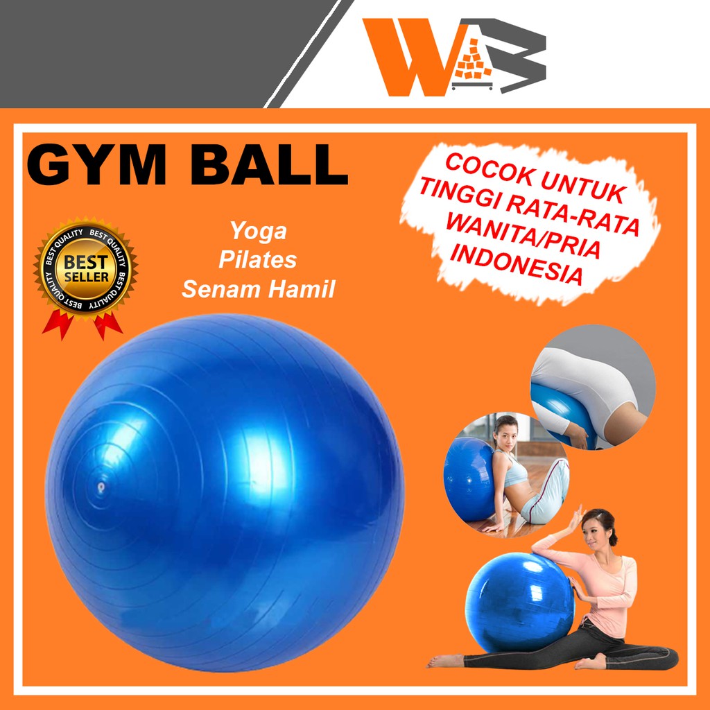 COD Gym Ball Bola Yoga Birthing Ball Ibu Hamil Alat Olahraga Birth Ball Senam Hamil C39