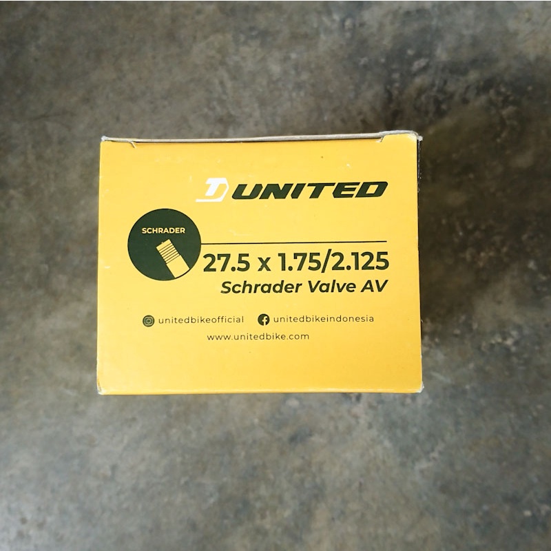 Ban Dalam United MTB 27.5 x 1.75/2.125 AV Schrader